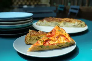 Torta salata con carne