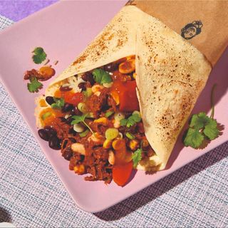 Original Mexican Mamacita Burrito Chili con Carne