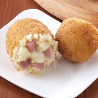 Supplì prosciutto cotto e mozzarella