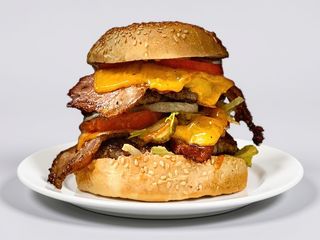 Panini super hamburger bacon