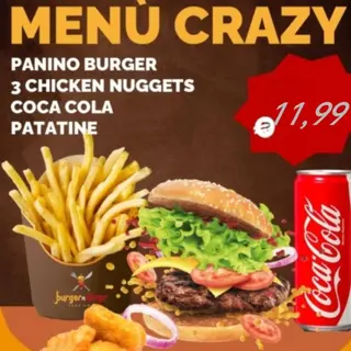Menù Crazy Roadster 