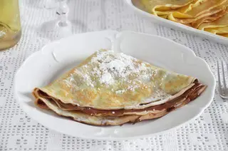 Crepes a nutella