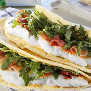 Piadine stracchino rucola crudo 