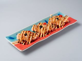 Nigiri salmone scottato
