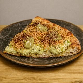 Dubai Night-Ricotta al pistacchio, Kataifi, panna al pistacchio e cacao