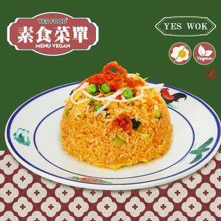 Vegan Spicy Riso Kimchi Senza Uova