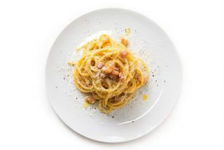 Mezze maniche alla carbonara