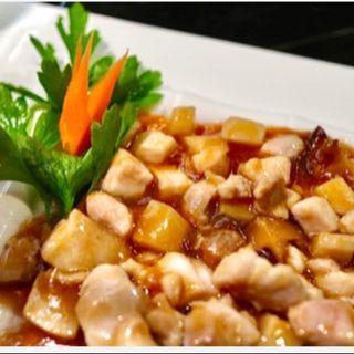 266 Pollo funghi e bambu