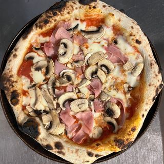 Prosciutto cotto e funghi