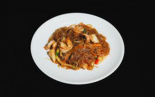 034. Spaghetti di soia con frutti di mare