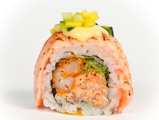 SAKE FLAMBE' ROLL
