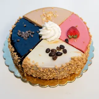 Torta gelato glassata a spicchi da 1 kg