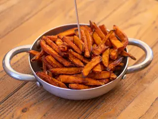Chips di patatine dolci