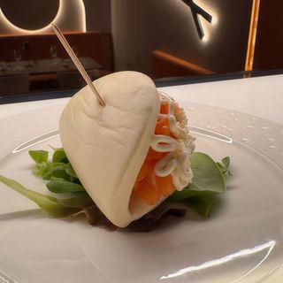 bao di salmone ( può essere senza glutine)