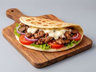 Piadina kebap normale con mozzarella 
