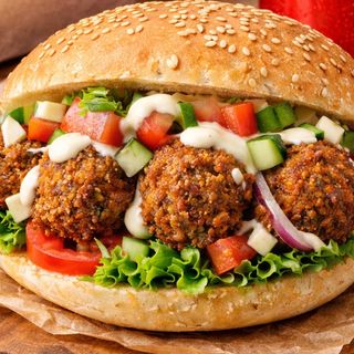 Panino falafel