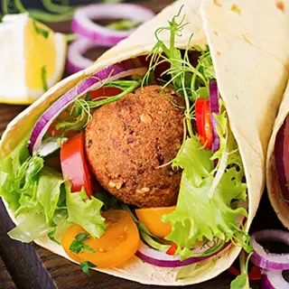 Piadina falafel