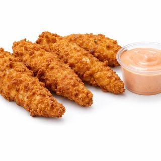 Filetti di pollo fritto croccante e salsa maud. 4pz