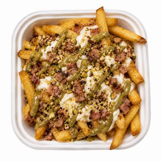 Chips e meat