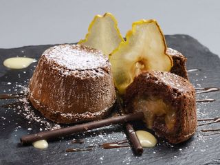 Tortino pere e cioccolato
