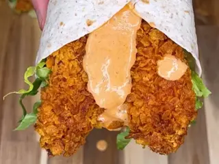 Menu Chicken wrap
