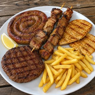 Grigliata mista + patate