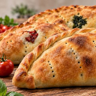 MEZZA Impanata cotto e mozzarella