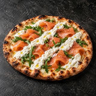 Pizzetta Salmone & Stracciatella