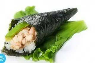 76 Ebi cotto temaki