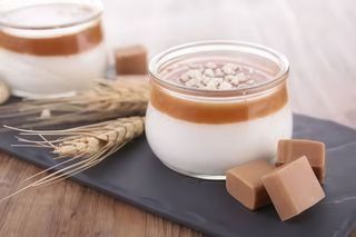 Panna cotta mou e croccantino
