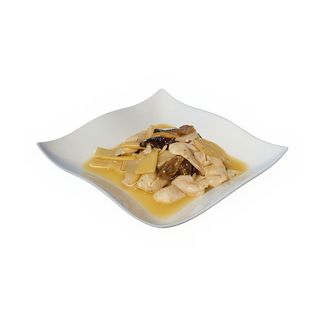 75 Pollo funghi bambu