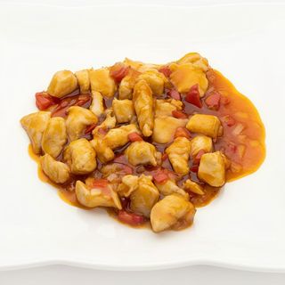 112- Pollo in salsa piccante