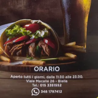 Menu panino
