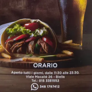 Menu hamburger