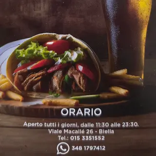 Menu hot dog