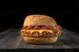 Bacon Cheese Chicken Burger