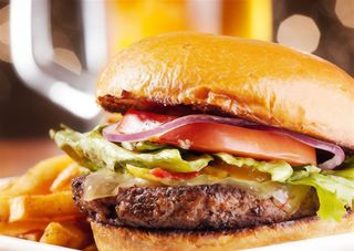 Panino con hamburger