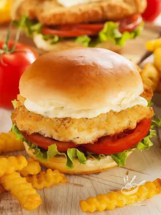 Panino con cotoletta di pollo, 