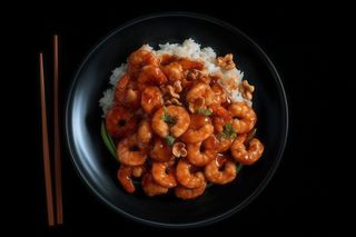 442. RISO AFFOGATO CON GAMBERI