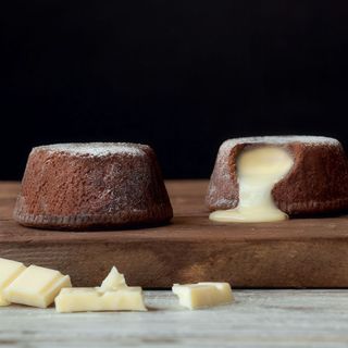 Souffle al cioccolato bianco