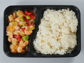 Piatto Gamberetti in salsa piccante