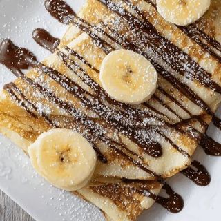 CRÊPES CON NUTELLA E BANANA