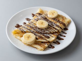 CRÊPES CON NUTELLA E BANANA