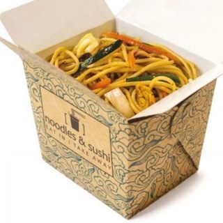 Fried noodles con verdure