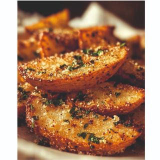 Porzione di Patate Saltate in Padella con divers e Speck e Spezie