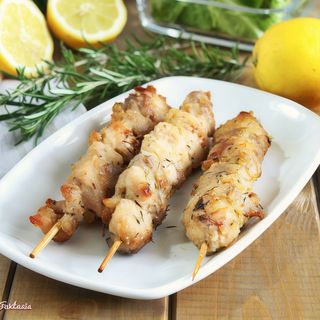 Spiedini di pollo