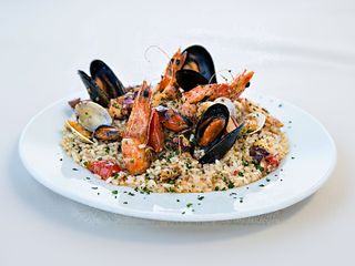 Risotto con frutti di mare