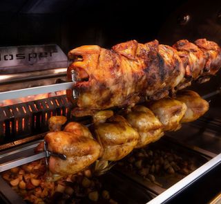 Pollo allo spiedo di brace - mezzo