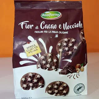 Biscotti Realforno Frollini Cacao e Nocciola