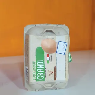 Uova Italiana Allevato a terra Cat A 6 pezzi